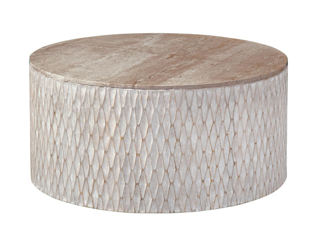 Bassett Beige Lorenzo Coffee Table