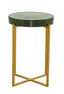 Bassett Gold Marilee Accent Table - Green