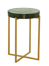 Bassett Gold Marilee Accent Table - Green