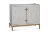 Bassett Gray Perrine Wood Bar Cabinet