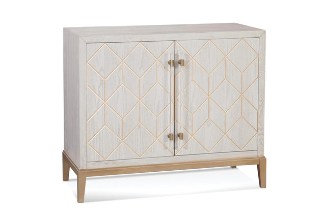 Bassett White Perrine White Bar Cabinet