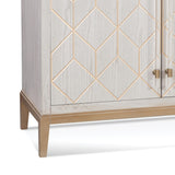 Bassett White Perrine White Bar Cabinet