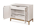 Bassett White Perrine White Bar Cabinet