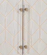 Bassett White Perrine White Bar Cabinet