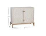 Bassett White Perrine White Bar Cabinet