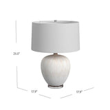Bassett White Arcadia Table Lamp