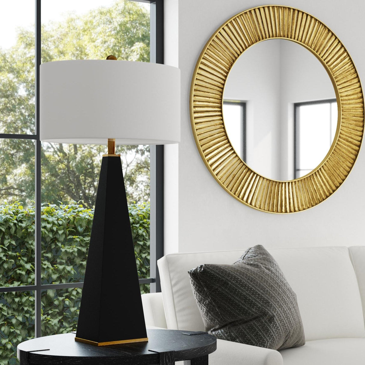 Bassett Black Elle Table Lamp