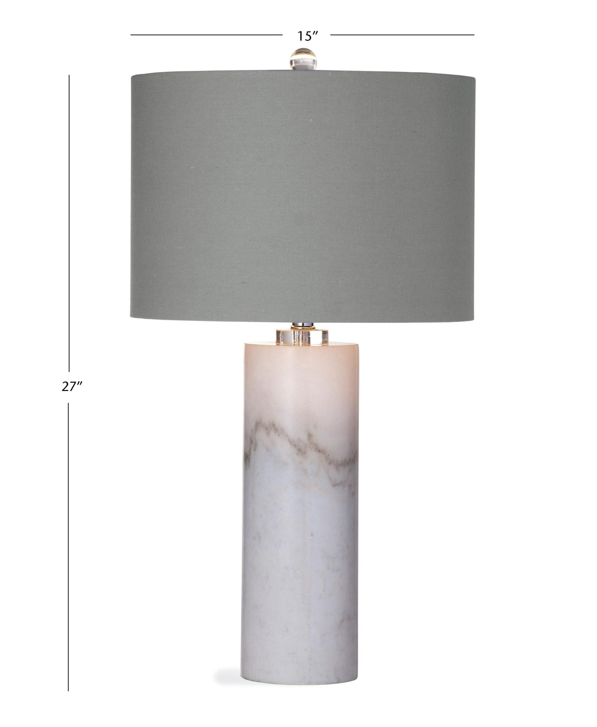 Bassett White Raywick Table Lamp