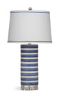 Bassett Blue Regatta Stripe Table Lamp