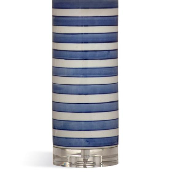 Bassett Blue Regatta Stripe Table Lamp
