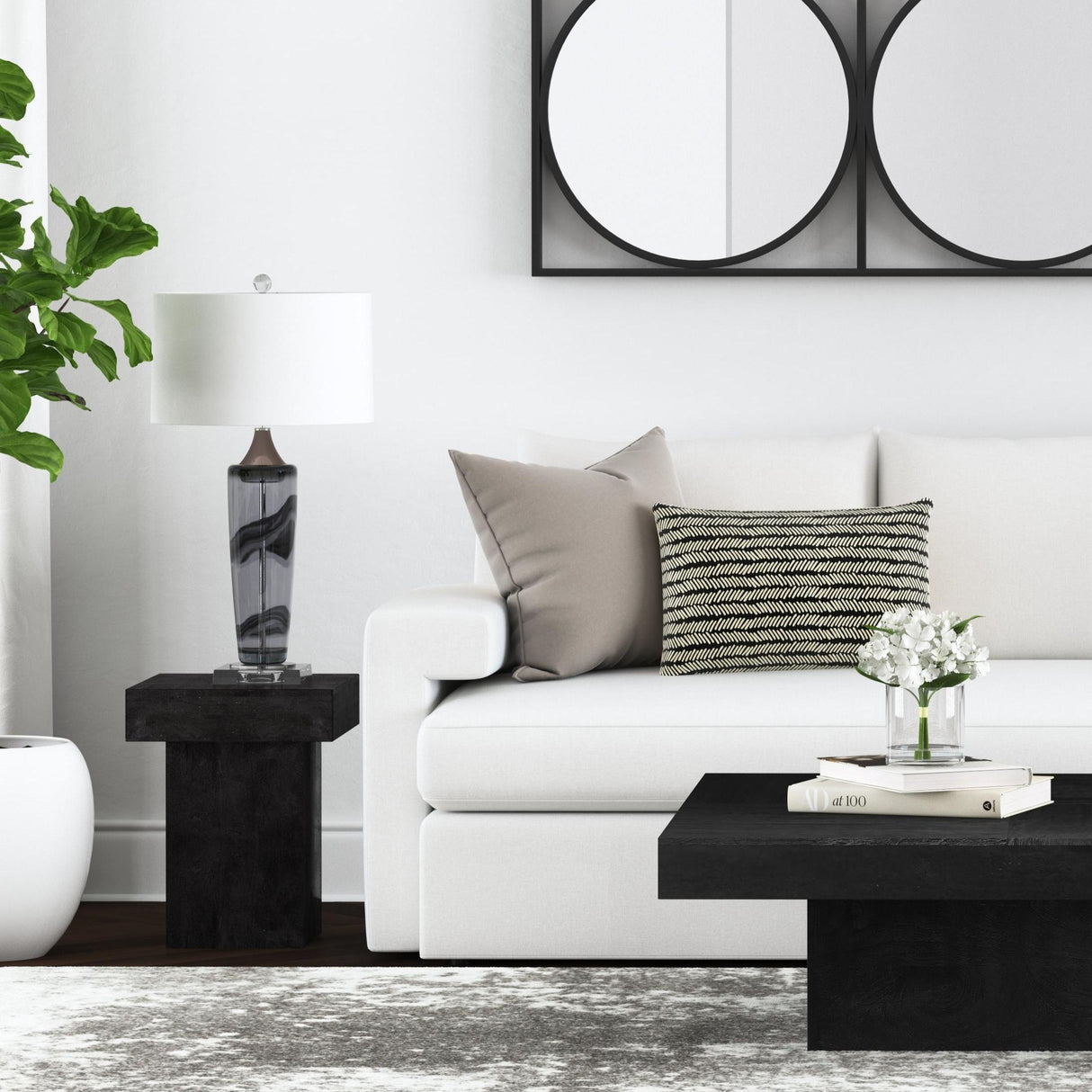 Bassett Gray Nikola Table Lamp