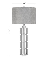 Bassett Clear Bethany Table Lamp