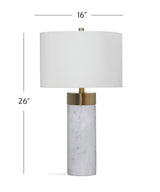 Bassett White Jocelyn Table Lamp