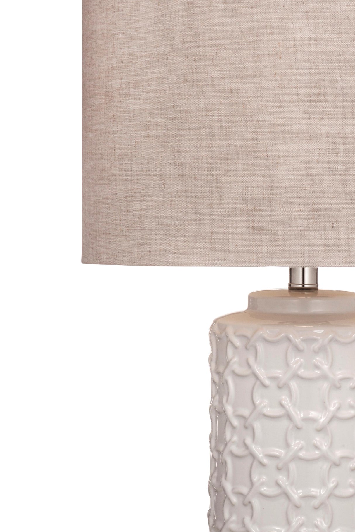 Bassett White Marina Table Lamp
