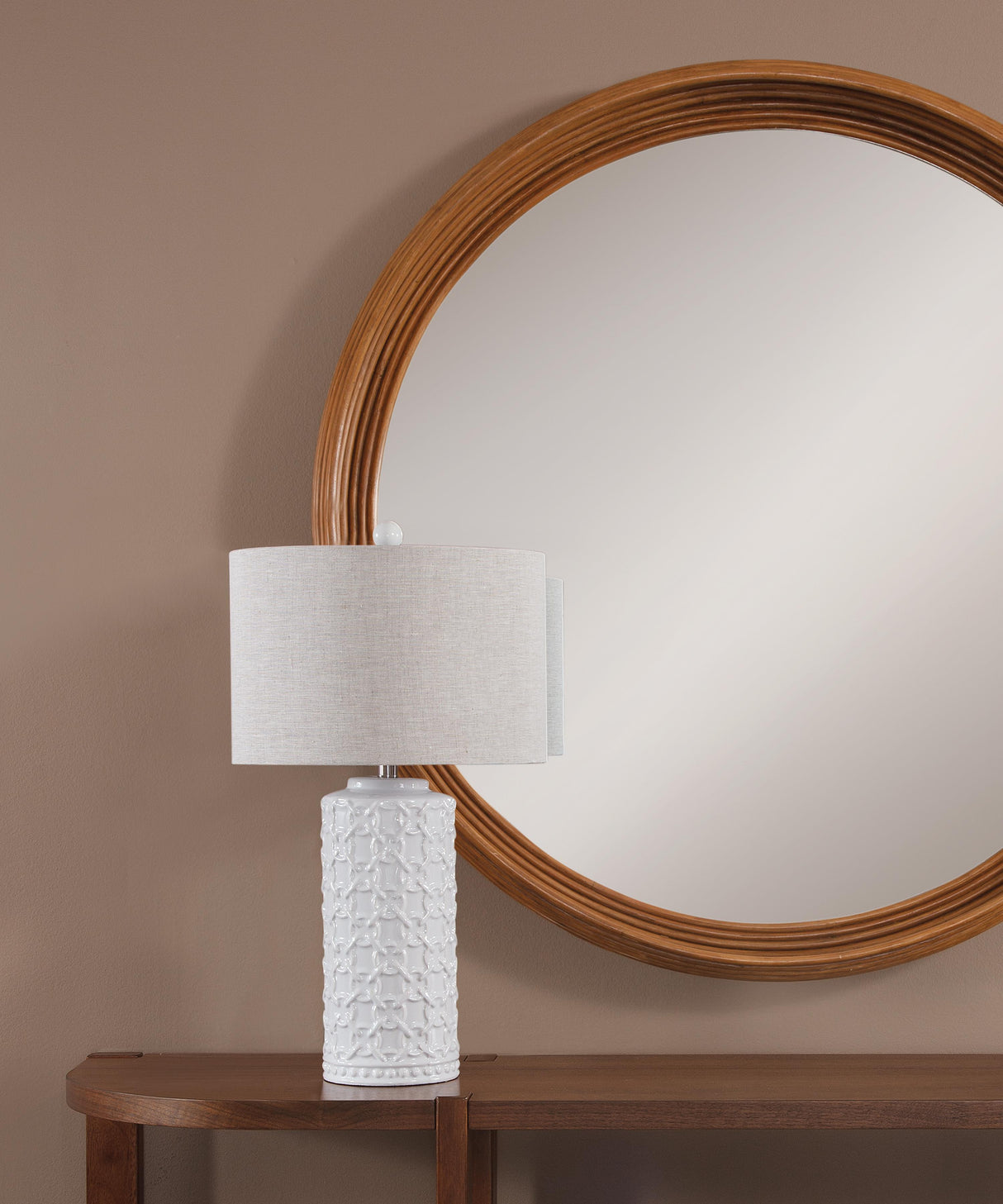 Bassett White Marina Table Lamp
