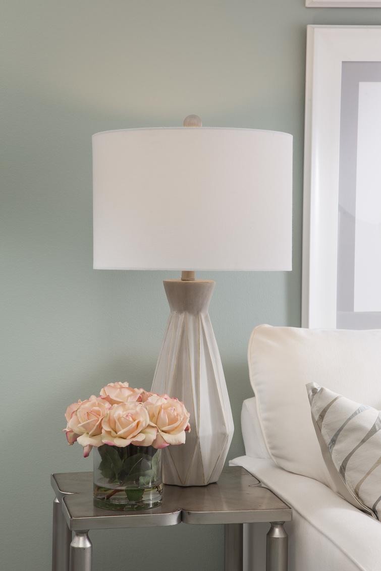 Bassett Gray Branka Table Lamp