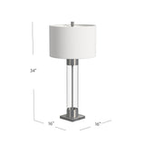 Bassett Silver Tennison Table Lamp