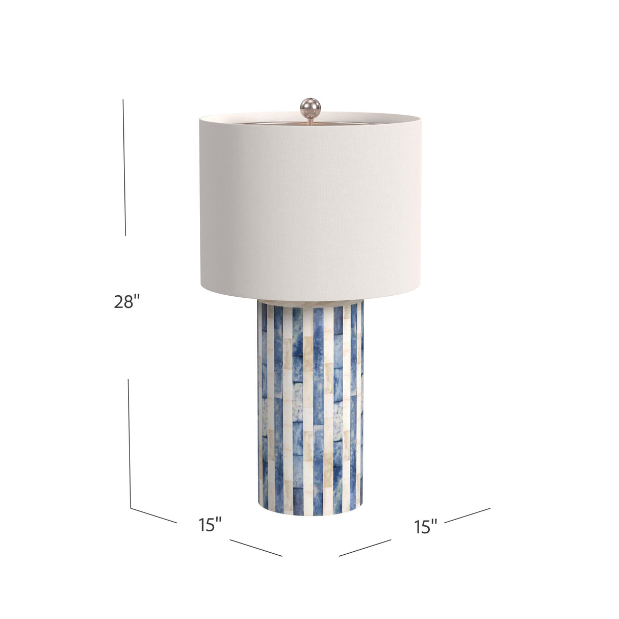 Bassett Blue Coburn Table Lamp