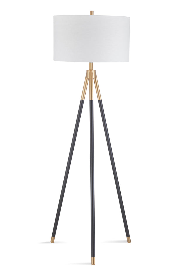 Bassett Black Rowe Floor Lamp