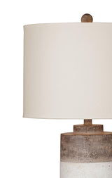 Bassett White Lamar Table Lamp