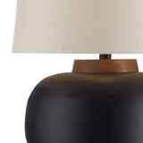 Bassett Black Ping Table Lamp