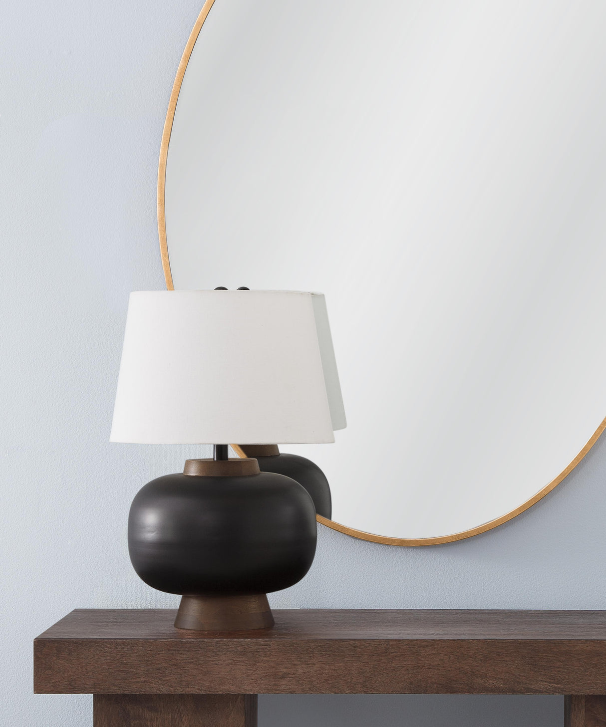Bassett Black Ping Table Lamp