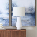 Bassett White Valdivia Table Lamp