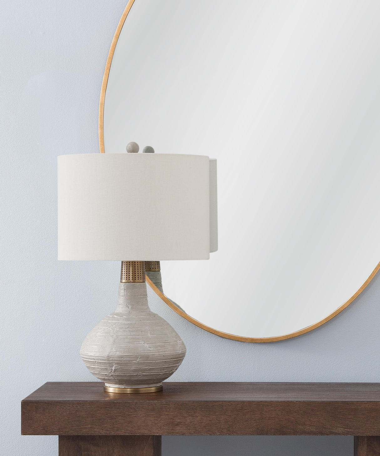 Bassett Gray Alyssa Table Lamp