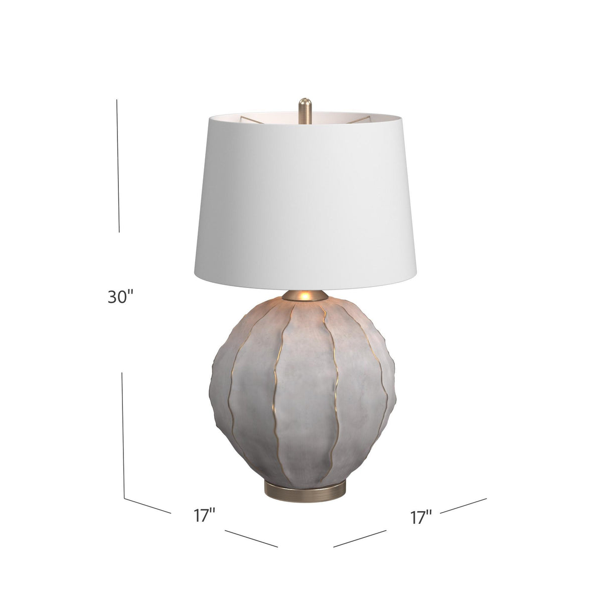 Bassett Gray Annapurna Table Lamp