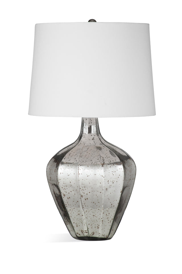Bassett Silver Diamond Table Lamp