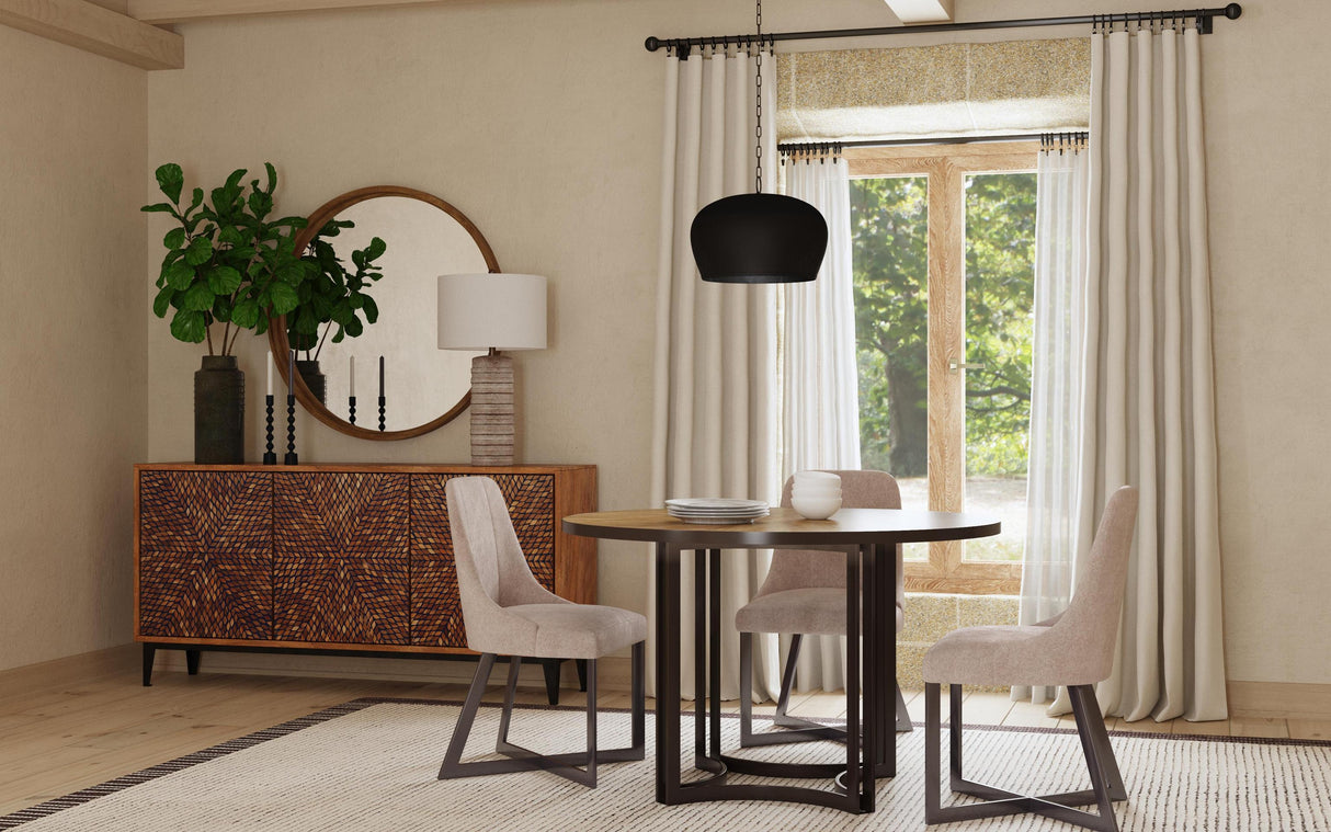 Bassett Black Bell Pendant