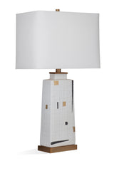 Bassett White Fandy Table Lamp