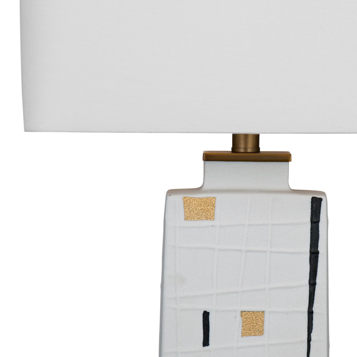 Bassett White Fandy Table Lamp