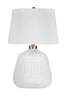Bassett White Journey Table Lamp
