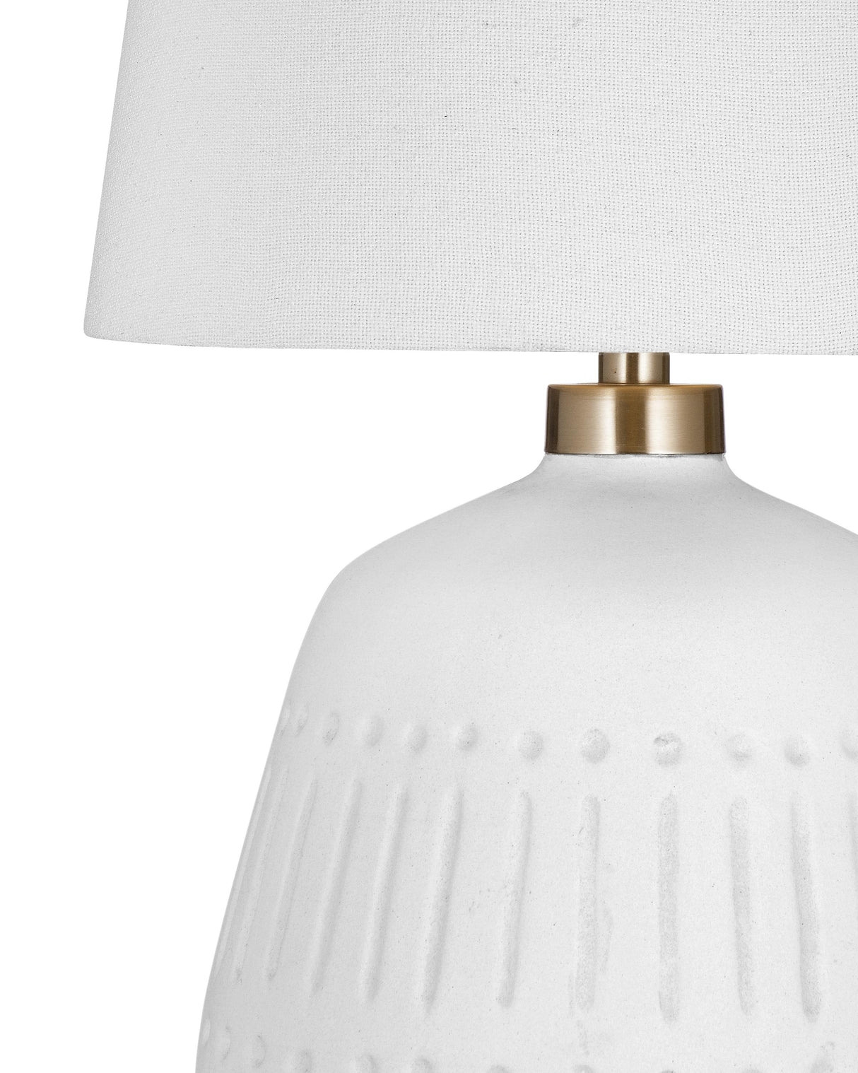 Bassett White Journey Table Lamp