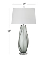 Bassett Gray Gabon Table Lamp