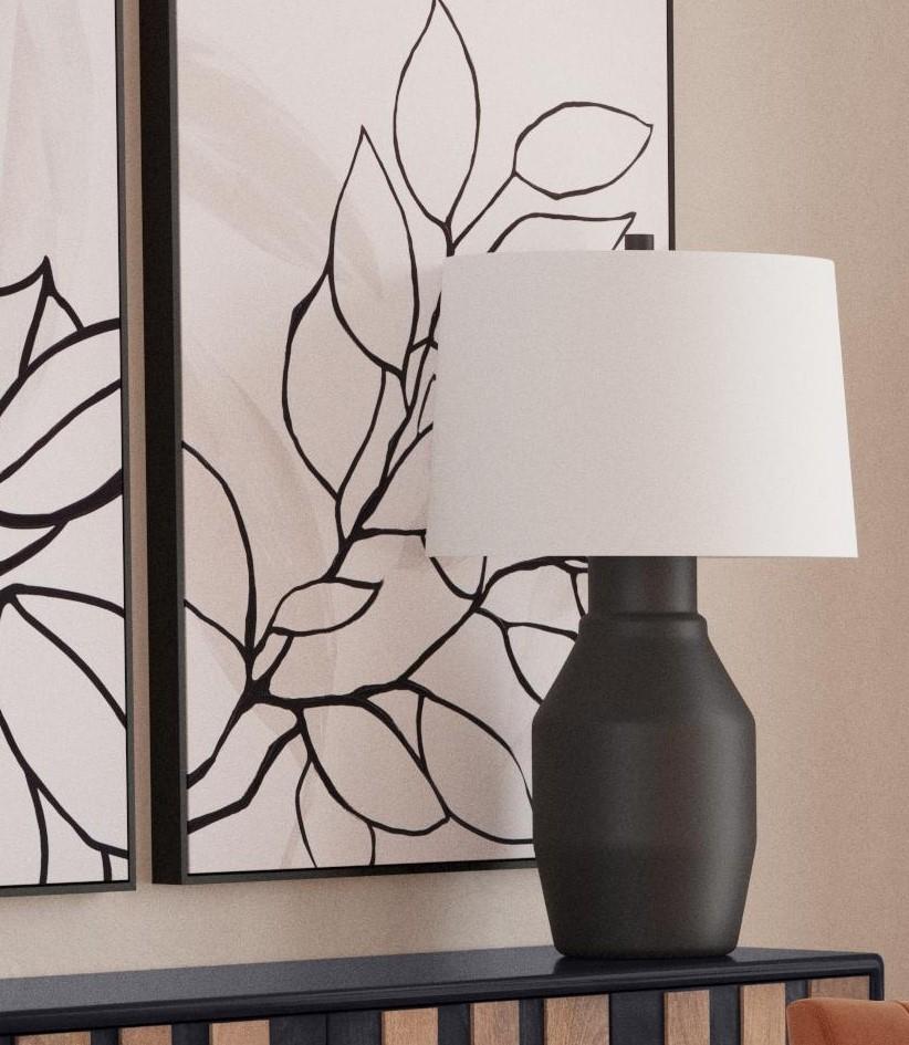 Bassett Black Lowndes Table Lamp