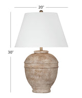Bassett White Ashland Table Lamp