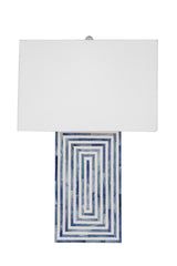 Bassett Blue Moray Table Lamp