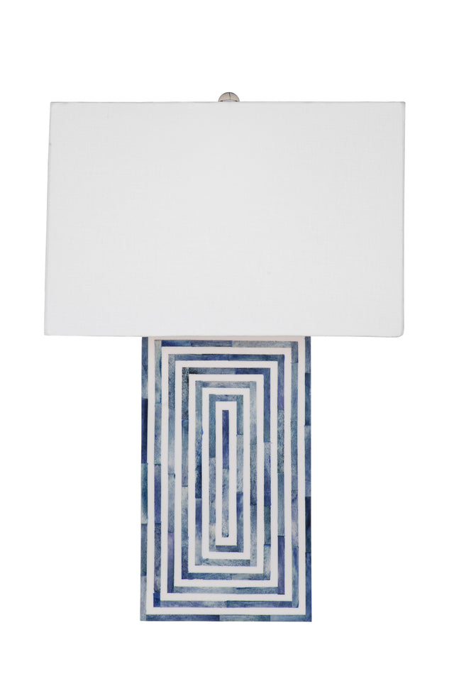 Bassett Blue Moray Table Lamp