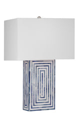 Bassett Blue Moray Table Lamp