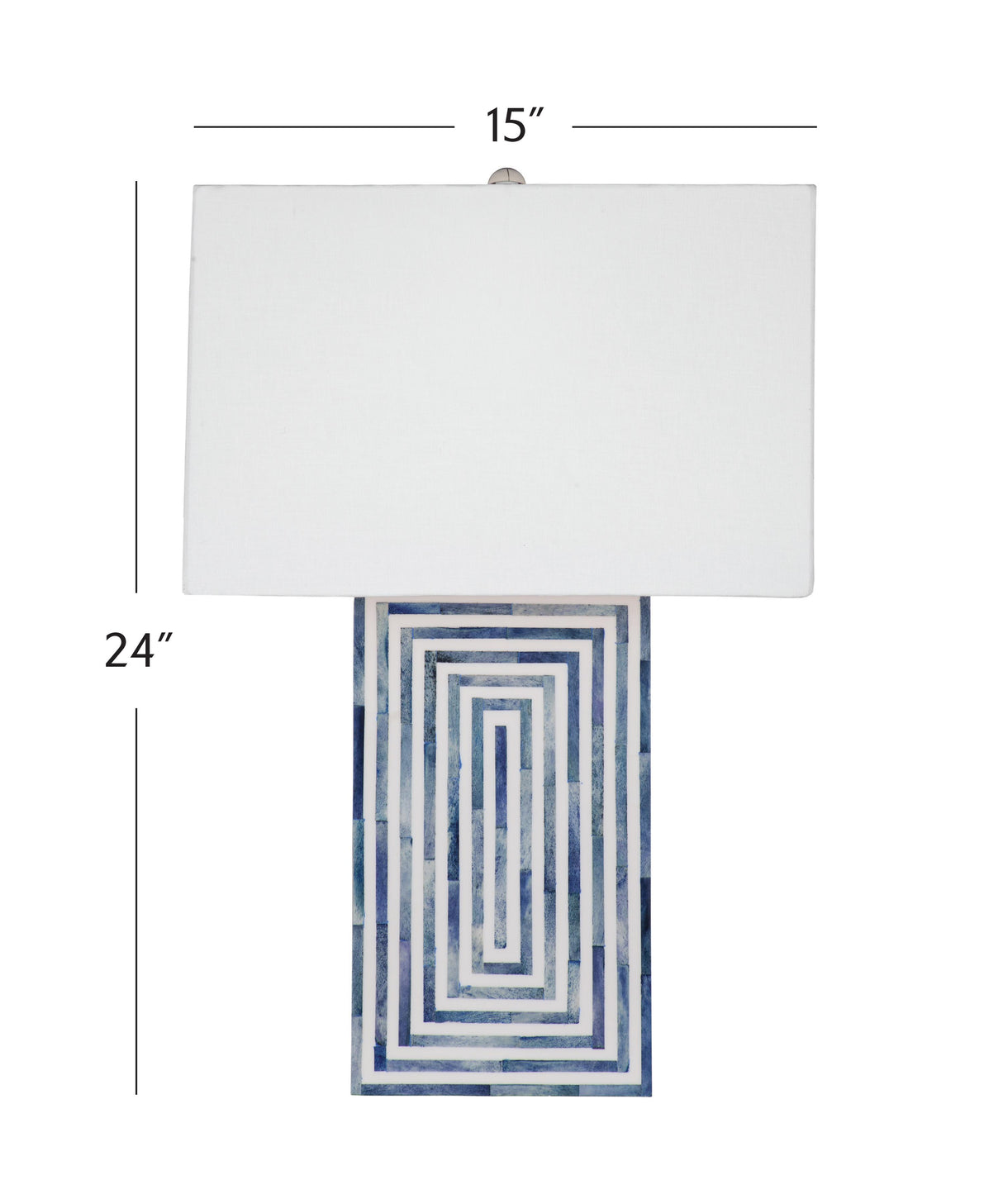 Bassett Blue Moray Table Lamp