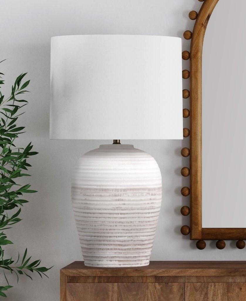 Bassett White Goshen Table Lamp