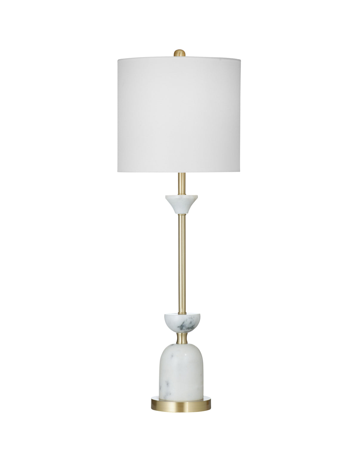 Bassett White Vallhalla Table Lamp