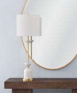 Bassett White Vallhalla Table Lamp