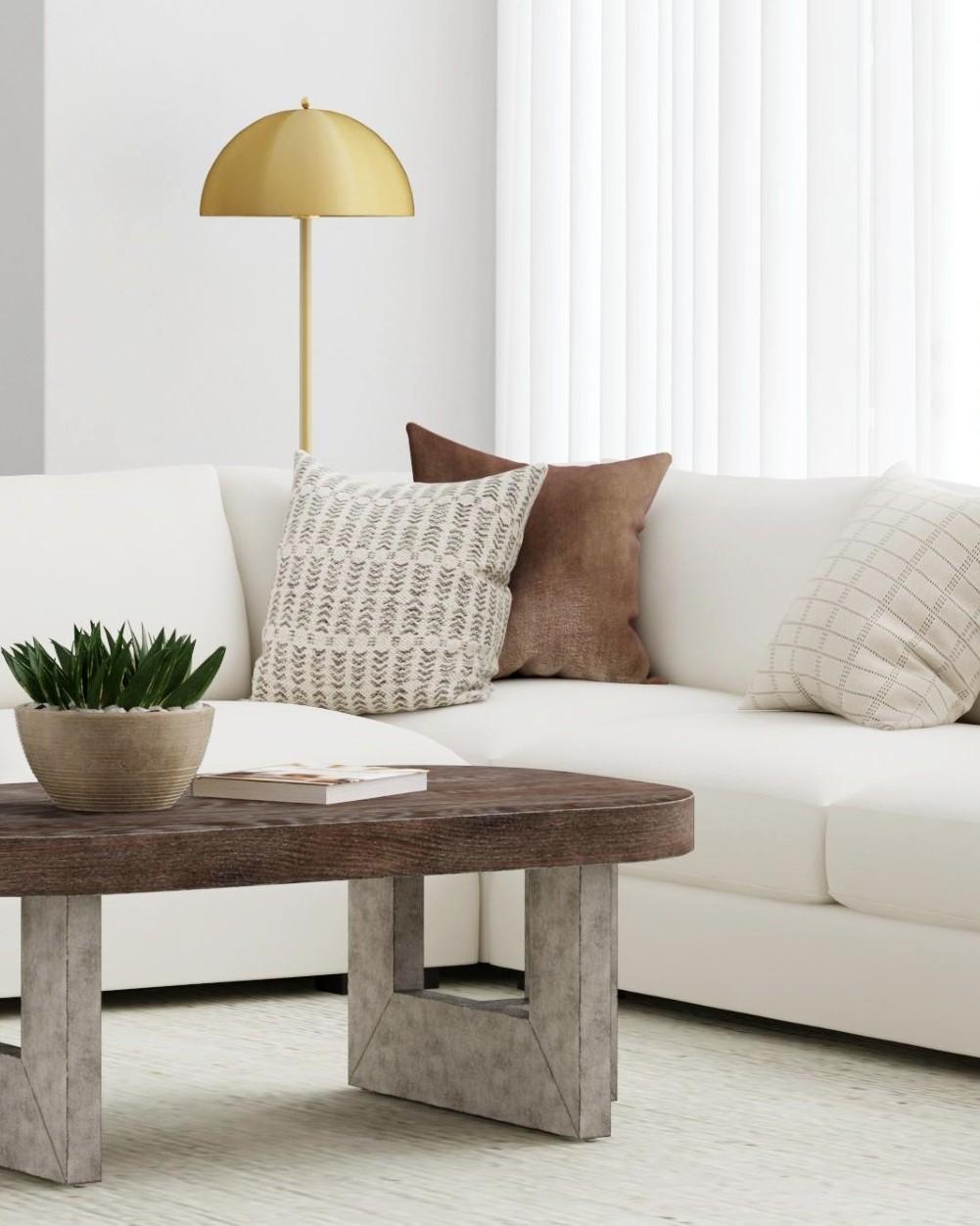 Bassett Gold Loraine Floor Lamp