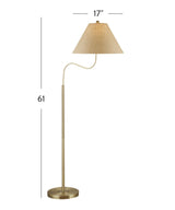 Bassett Gold Litchfield Floor Lamp