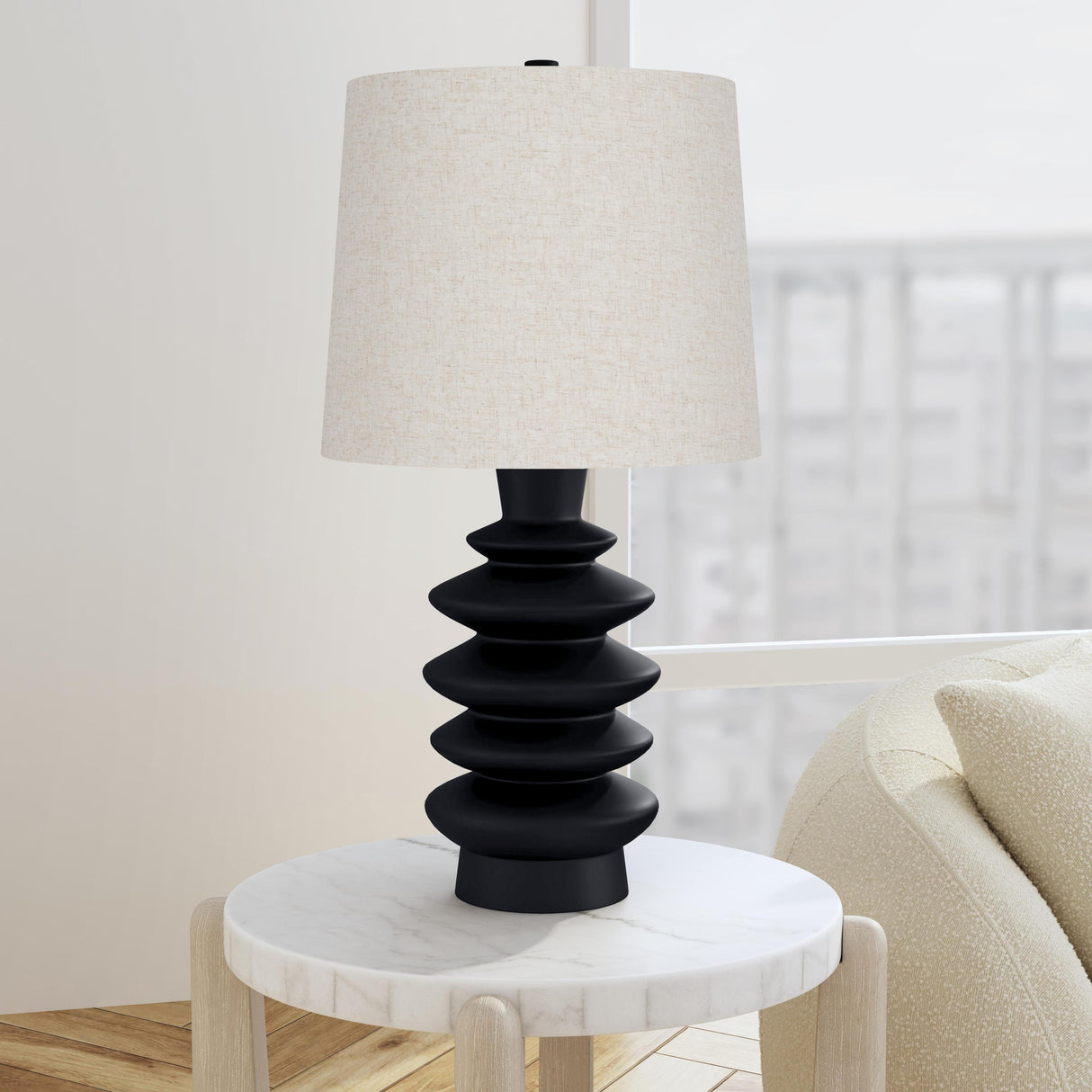 Bassett Black Andover Table Lamp