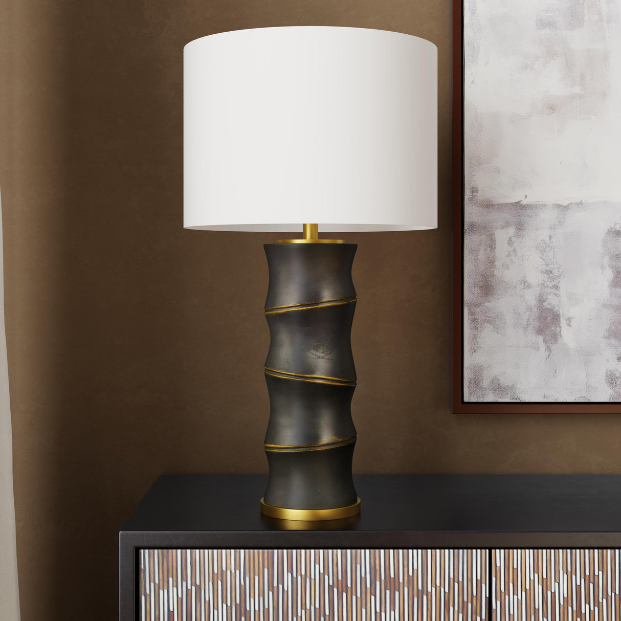 Bassett Black Berkshire Table Lamp