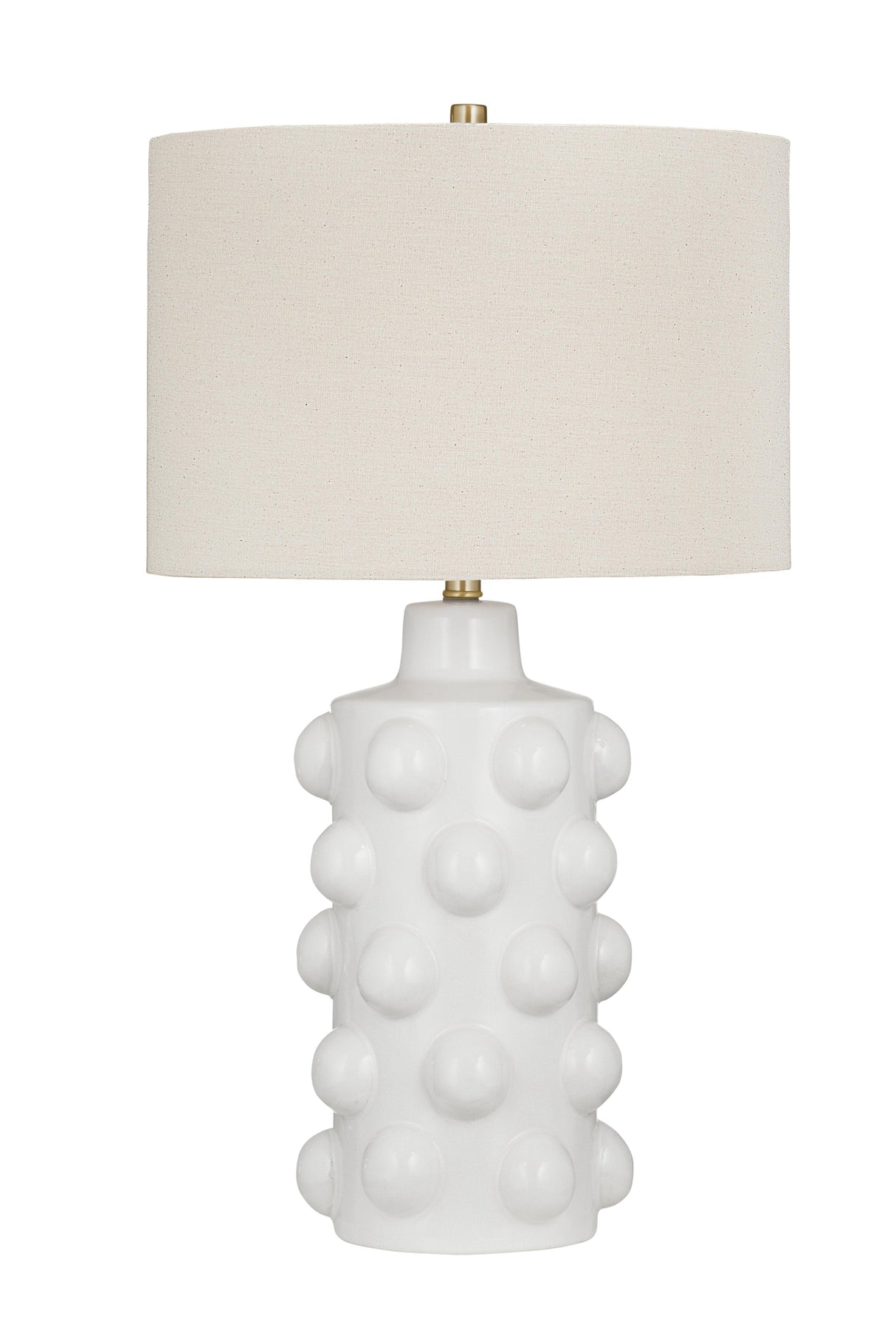 Bassett White Lynn Table Lamp - White